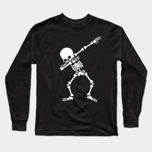 Dabbing skeleton (Dab) Long Sleeve T-Shirt